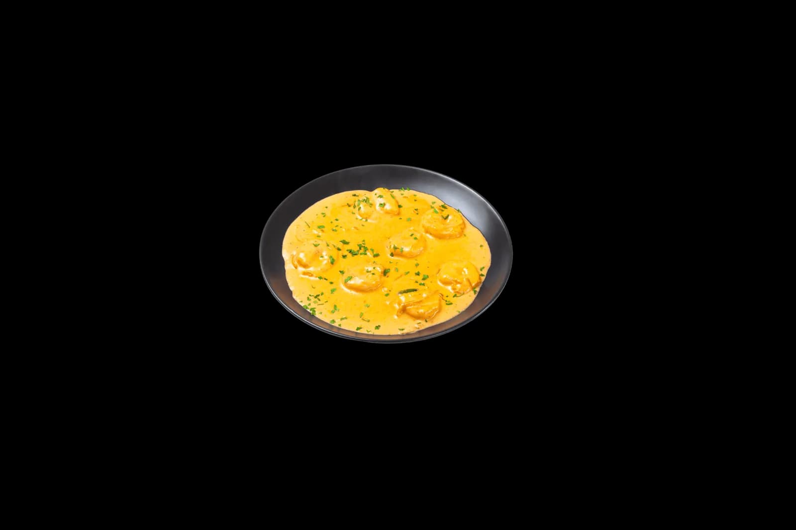 Scampis à la sauce du chef