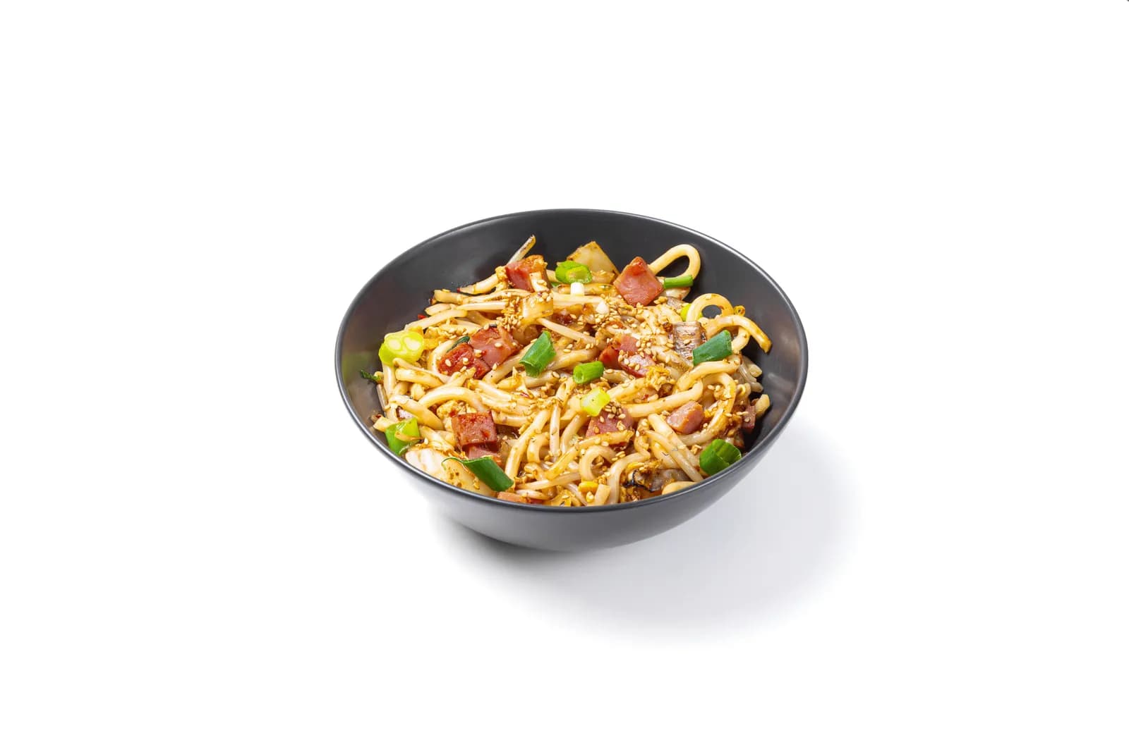 Nouilles udon jambon de dinde