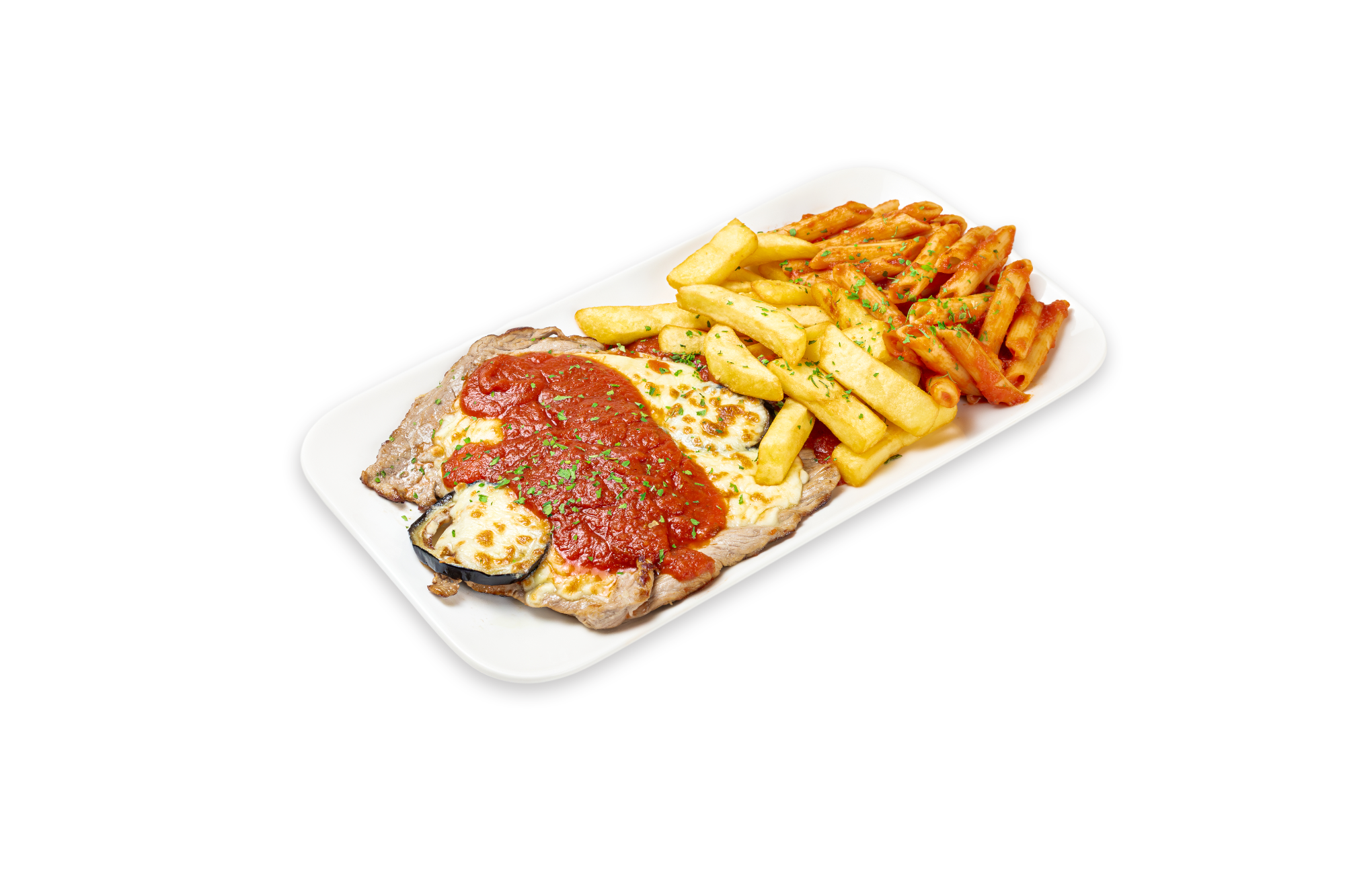 Escalope de poulet parmigiana