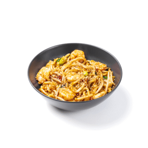 Nouilles udon scampis