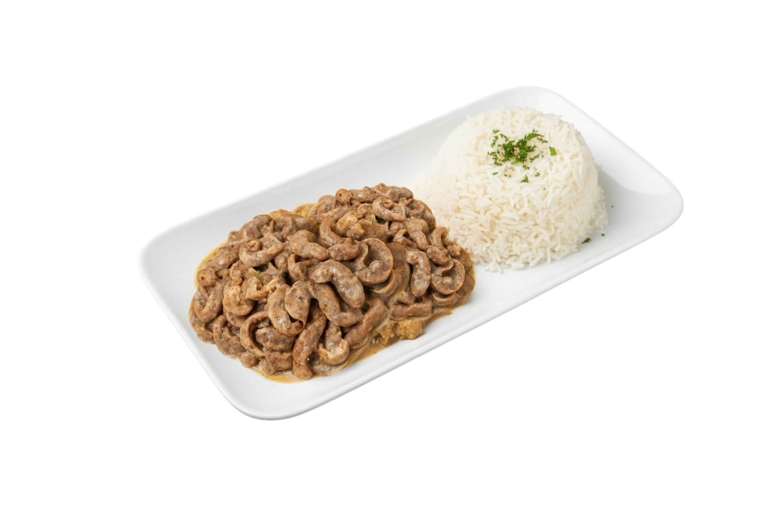 Émincé de veau aux champignons